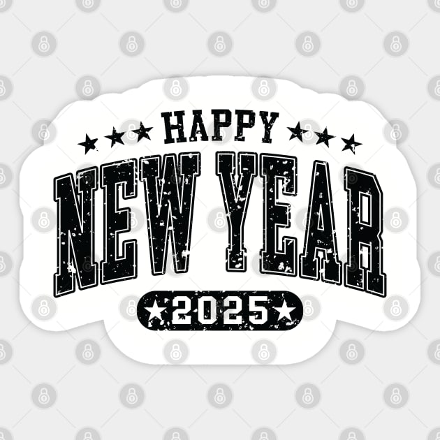 Happy New Year 2025 Sticker by UrbanLifeApparel